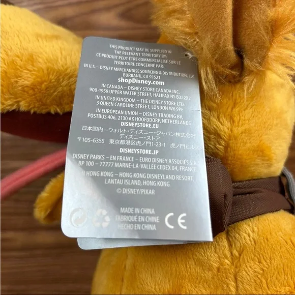 NEW Disney Up Stuffed Dog 12” Dug the Dog - Picture 10 of 10